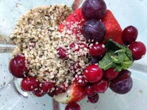 Roze smoothie